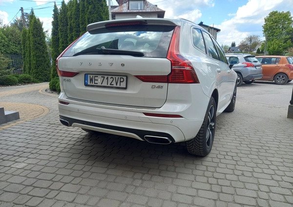 Volvo XC 60 cena 139900 przebieg: 98000, rok produkcji 2019 z Warszawa małe 781